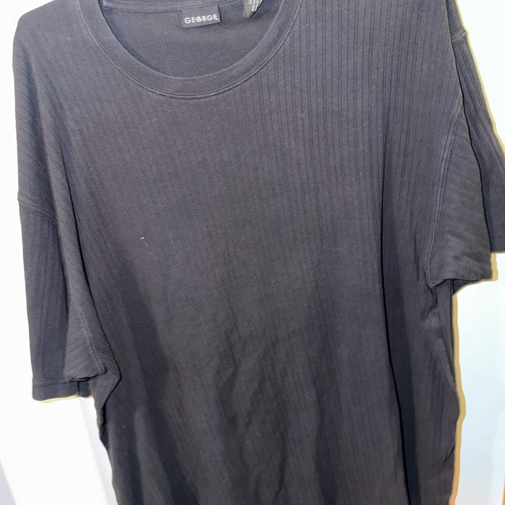 George Black Ribbed Top - Picture 2 of 4